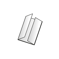 Gestaltung: Speisekarte gefalzt A4 hoch 6 Seiten Fensterfalz - Hier den Preis berechnen